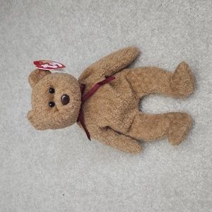 Curly the bear beanie baby
